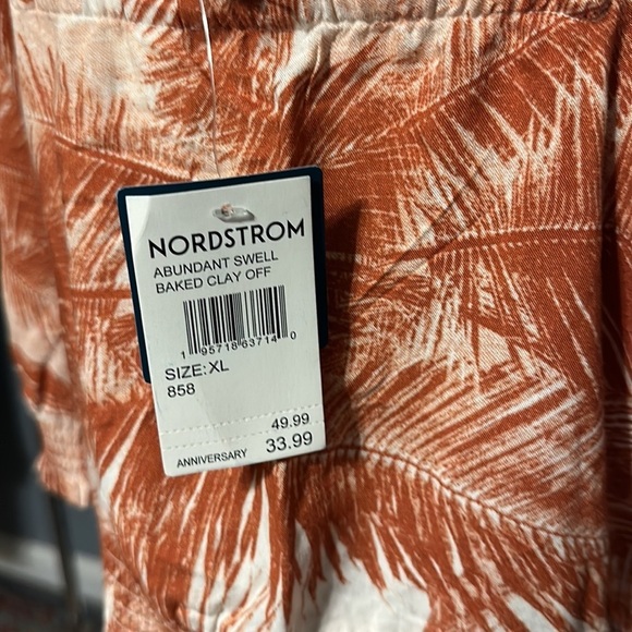 Roxy Abundant Swell Baked Clay peasant blouse. xL - Picture 7 of 8